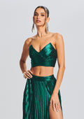 Sophia Top by retrofête in Emerald, product image 1