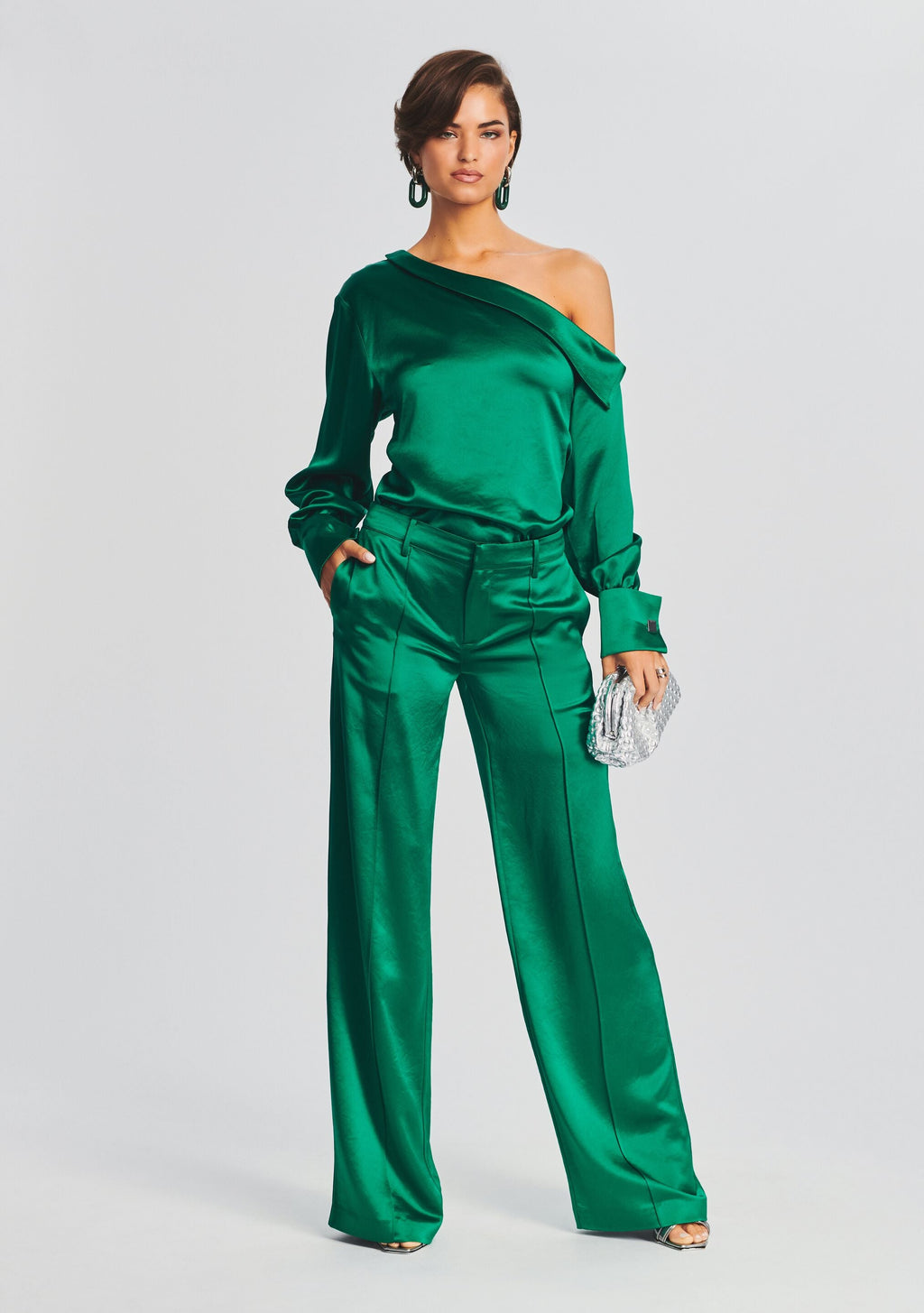 Josette Top by retrofête in Emerald, product image 5