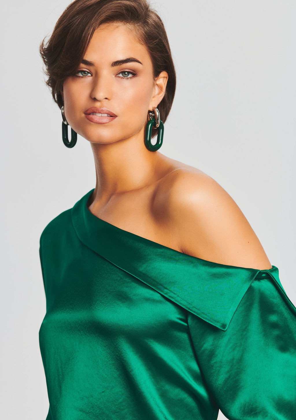 Josette Top by retrofête in Emerald, product image 2