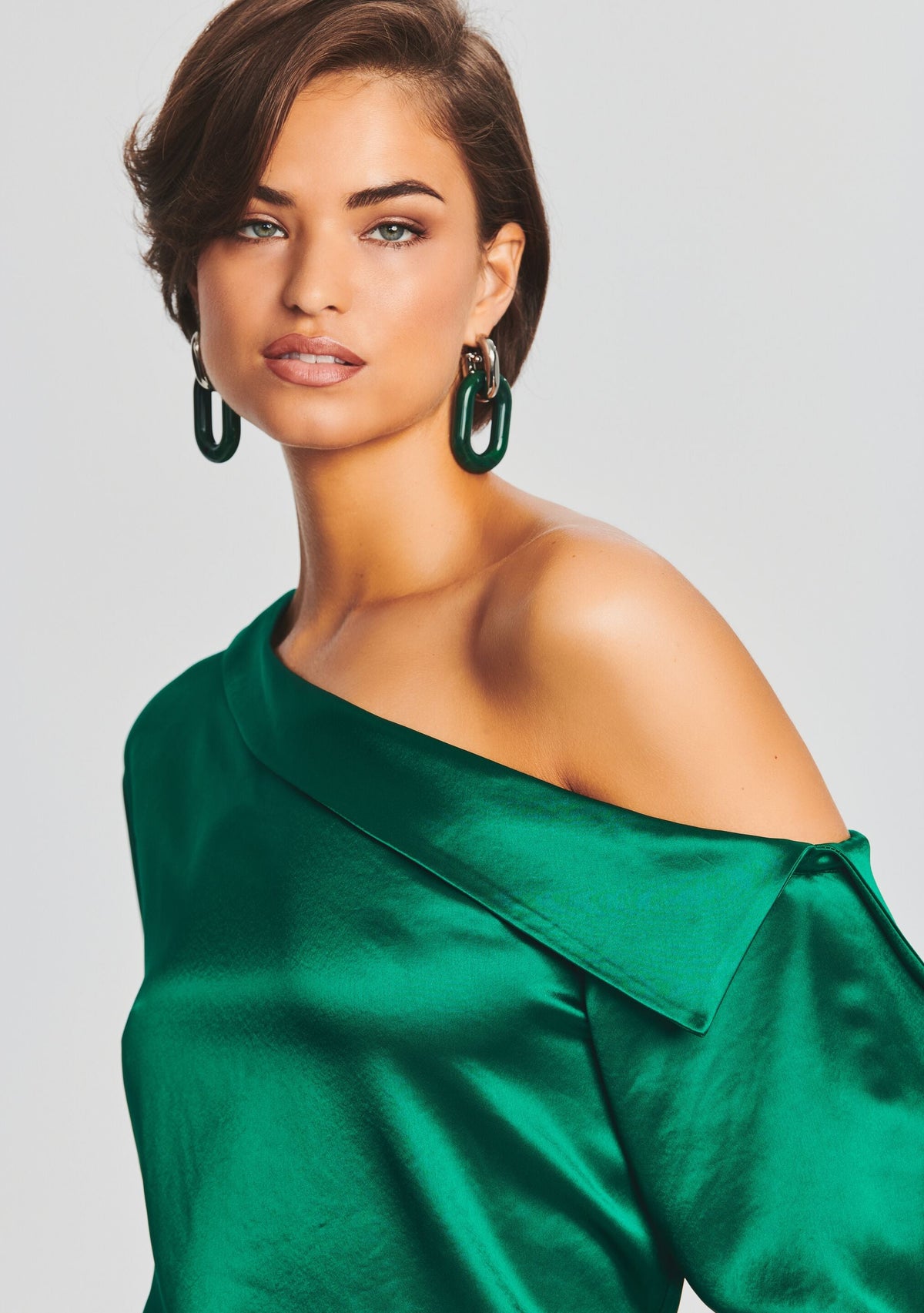 Josette Top by retrofête in Emerald, product image 2