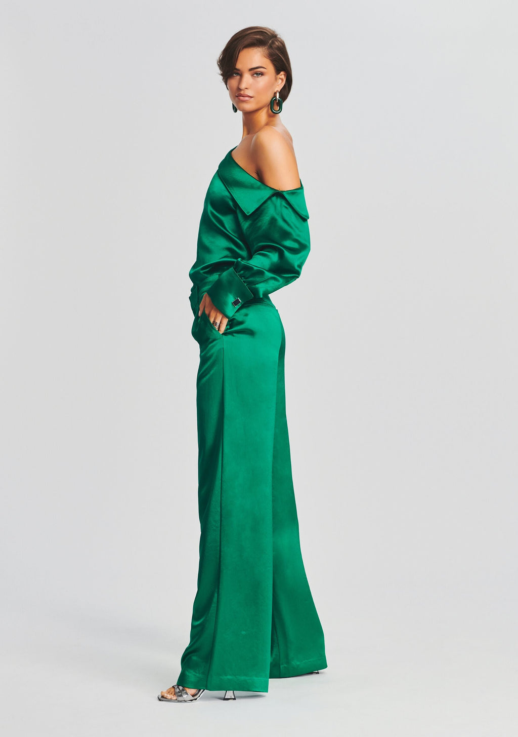 Josette Top by retrofête in Emerald, product image 3