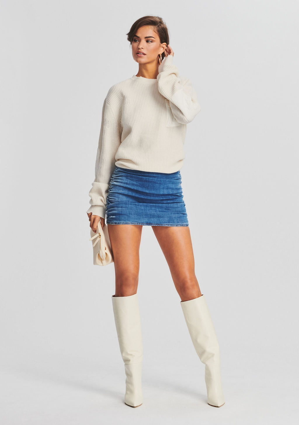 Elijah Skirt by retrofête in Blue Jay, product image 2
