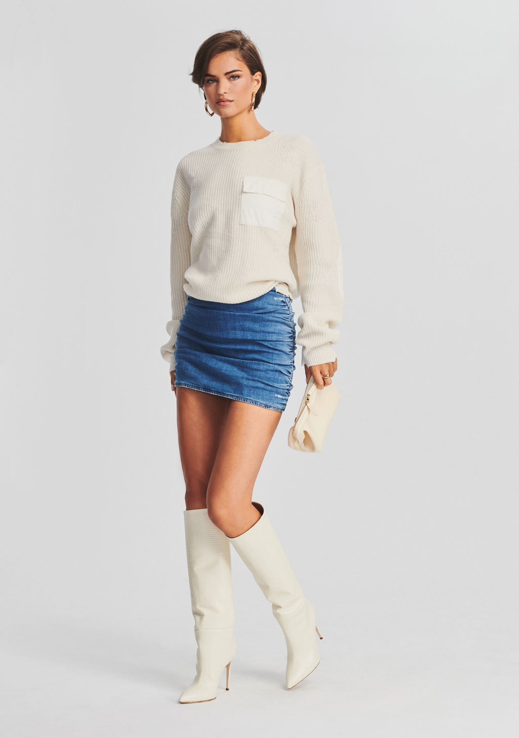 Elijah Skirt by retrofête in Blue Jay, product image 5