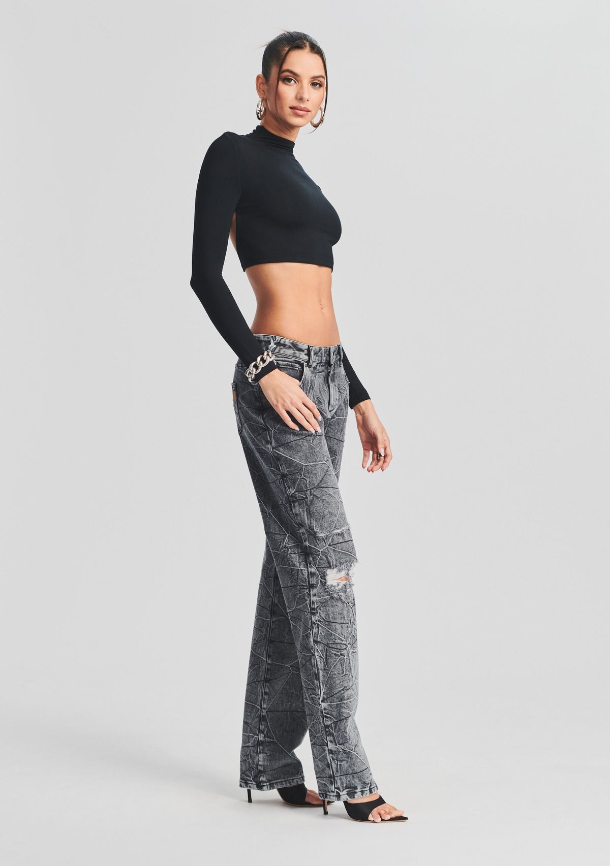 Monica Pant by retrofête in Rain, product image 3