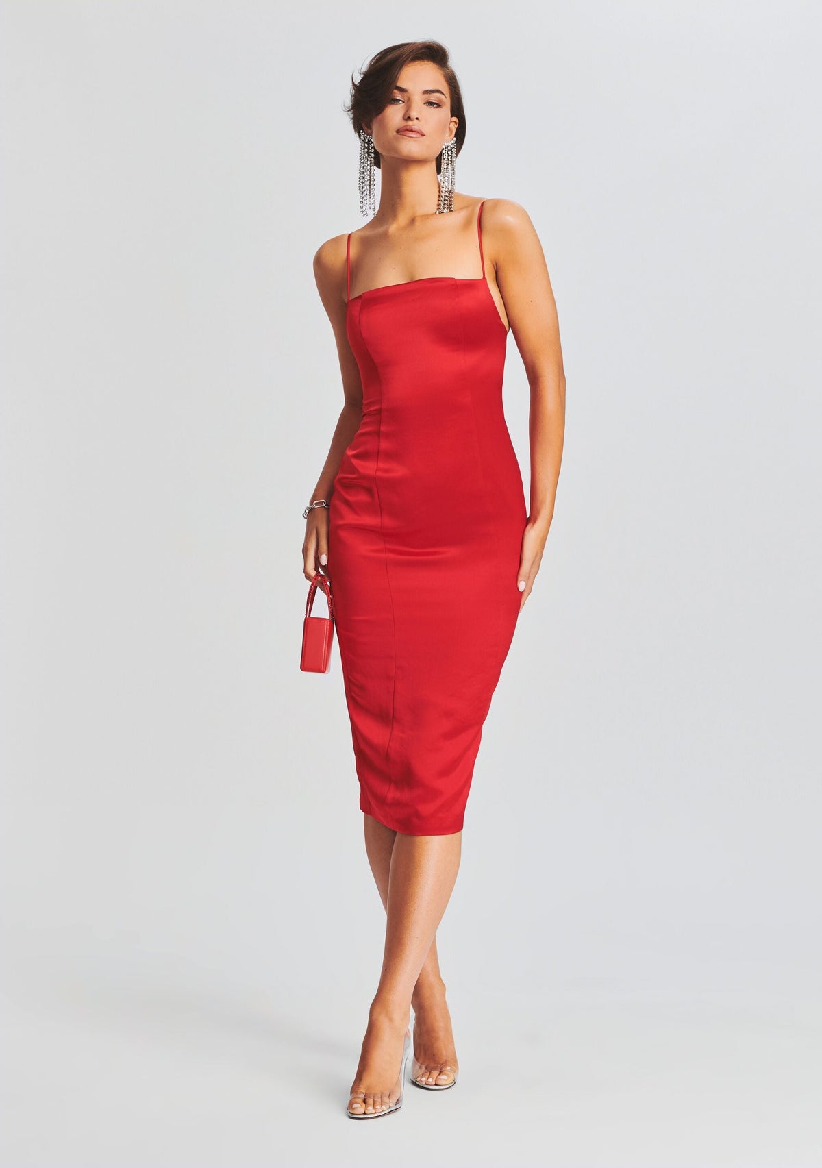 Samantha Dress by retrofête in Red, product image 5