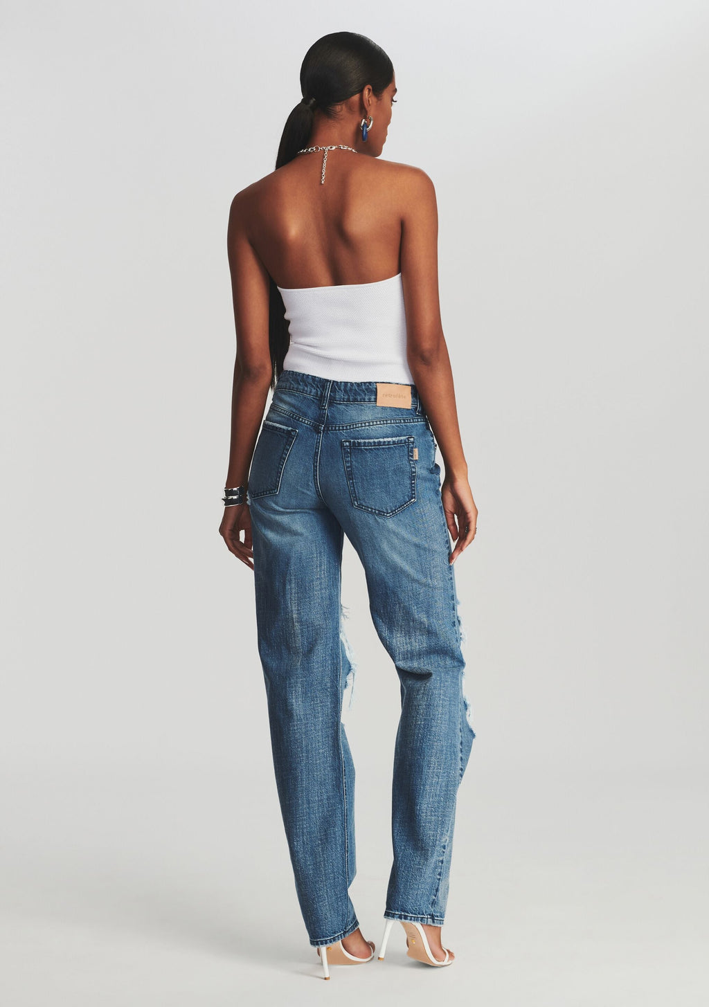 Lena Bodysuit by retrofête in White, product image 4