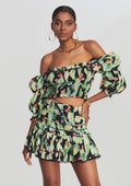 Brisa Top by Charo Ruiz in Black Print, product image 1