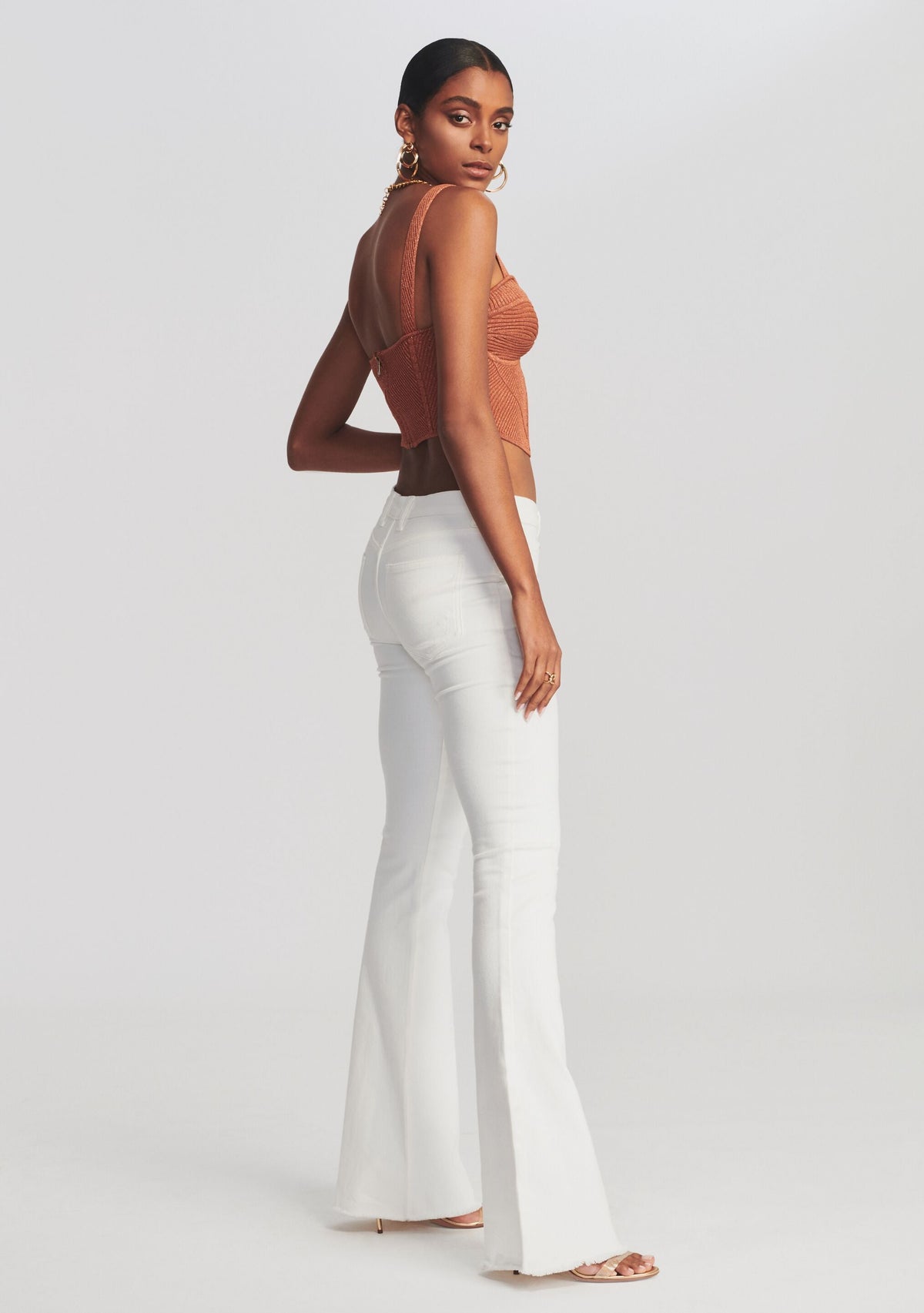 Geneva Top by retrofête in Brown Lurex, product image 4