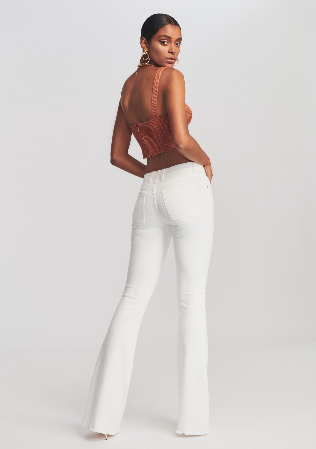Geneva Top by retrofête in Brown Lurex, product image 5
