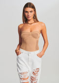 Lena Bodysuit by retrofête in Nude, product image 1
