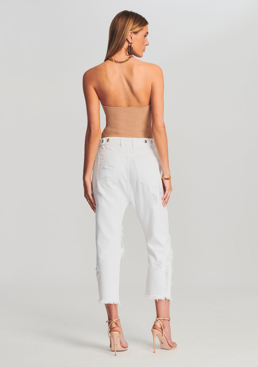 Lena Bodysuit by retrofête in Nude, product image 5