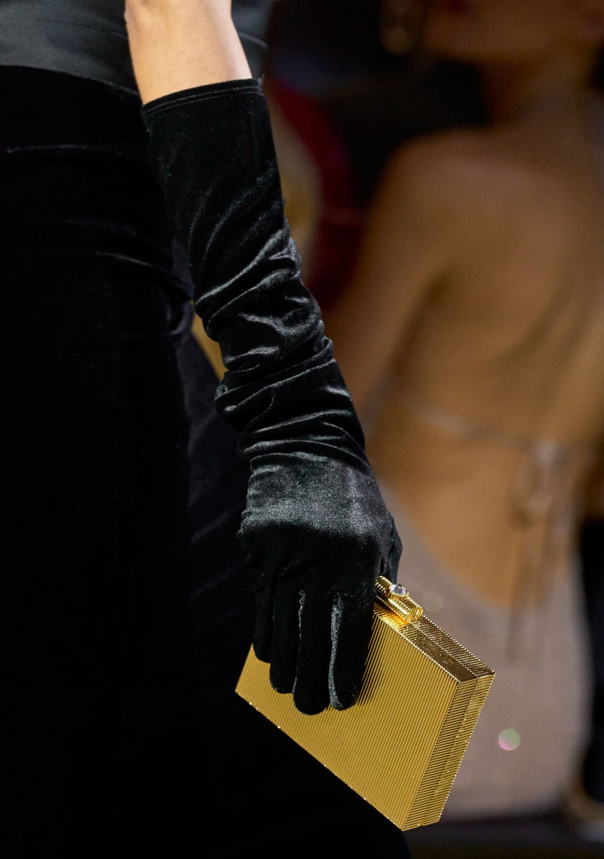 Milo Clutch by retrofête in Gold Metal, product image 2