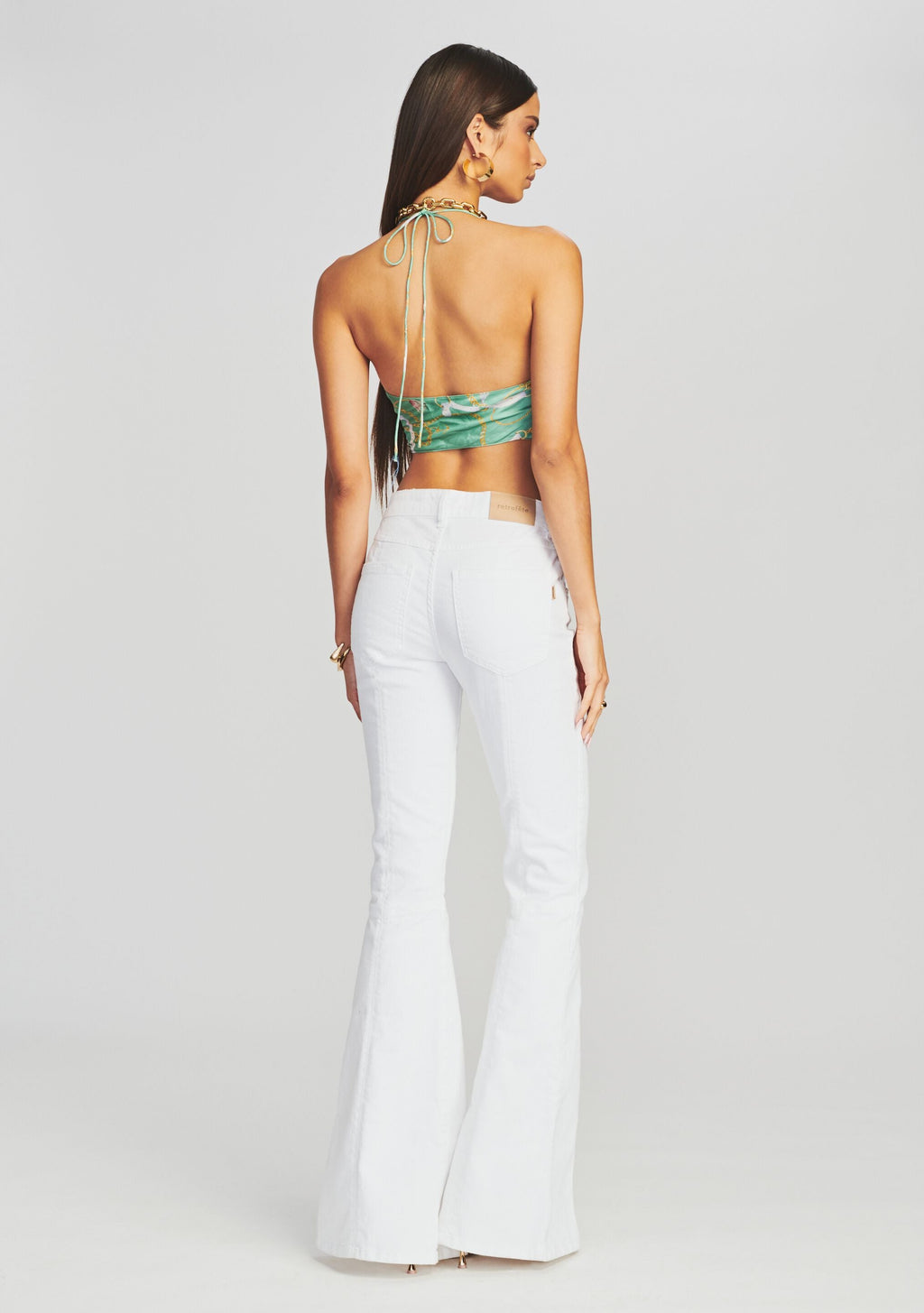 Fresca Pant by retrofête in Optic White, product image 3