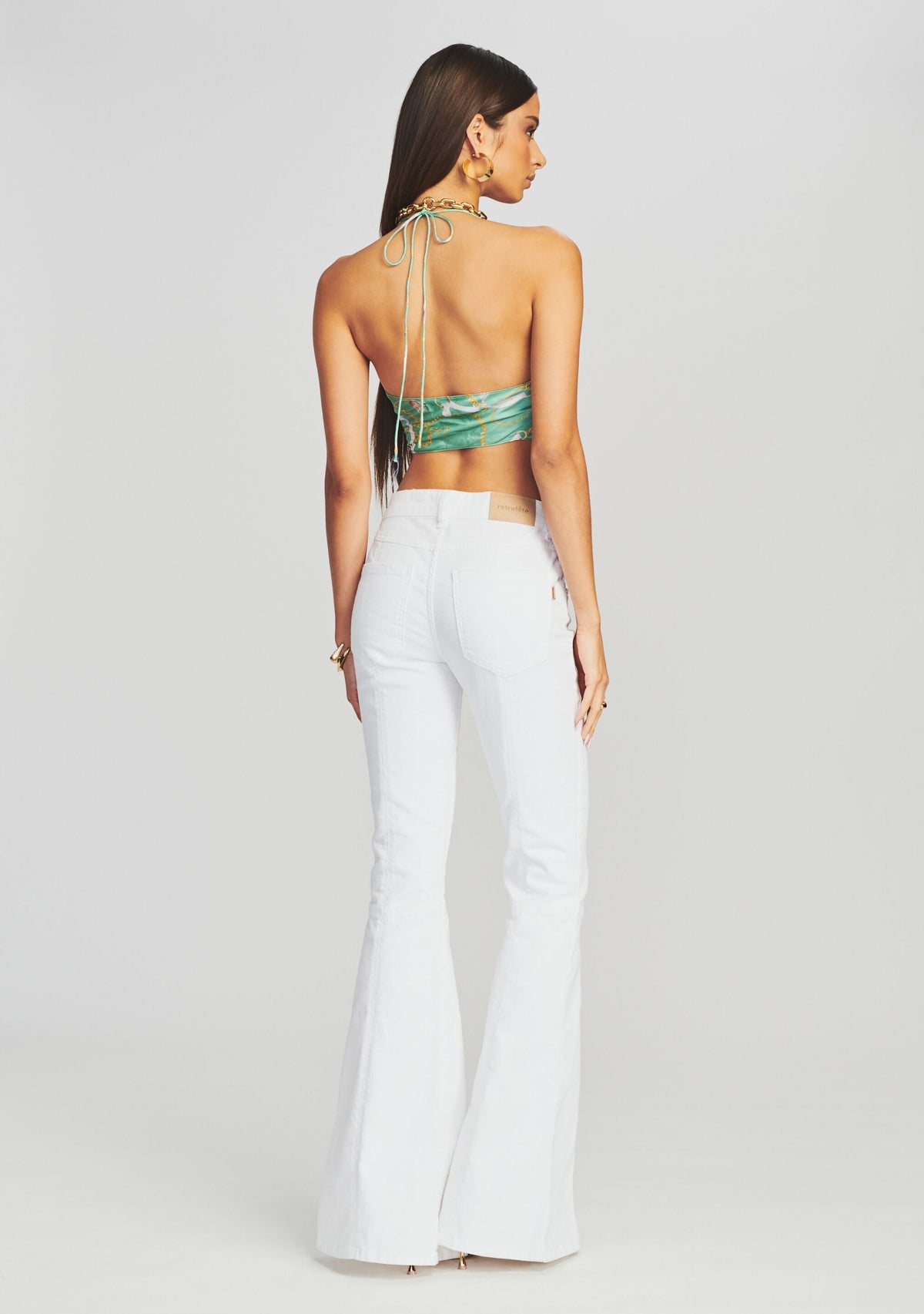 Fresca Pant by retrofête in Optic White, product image 3