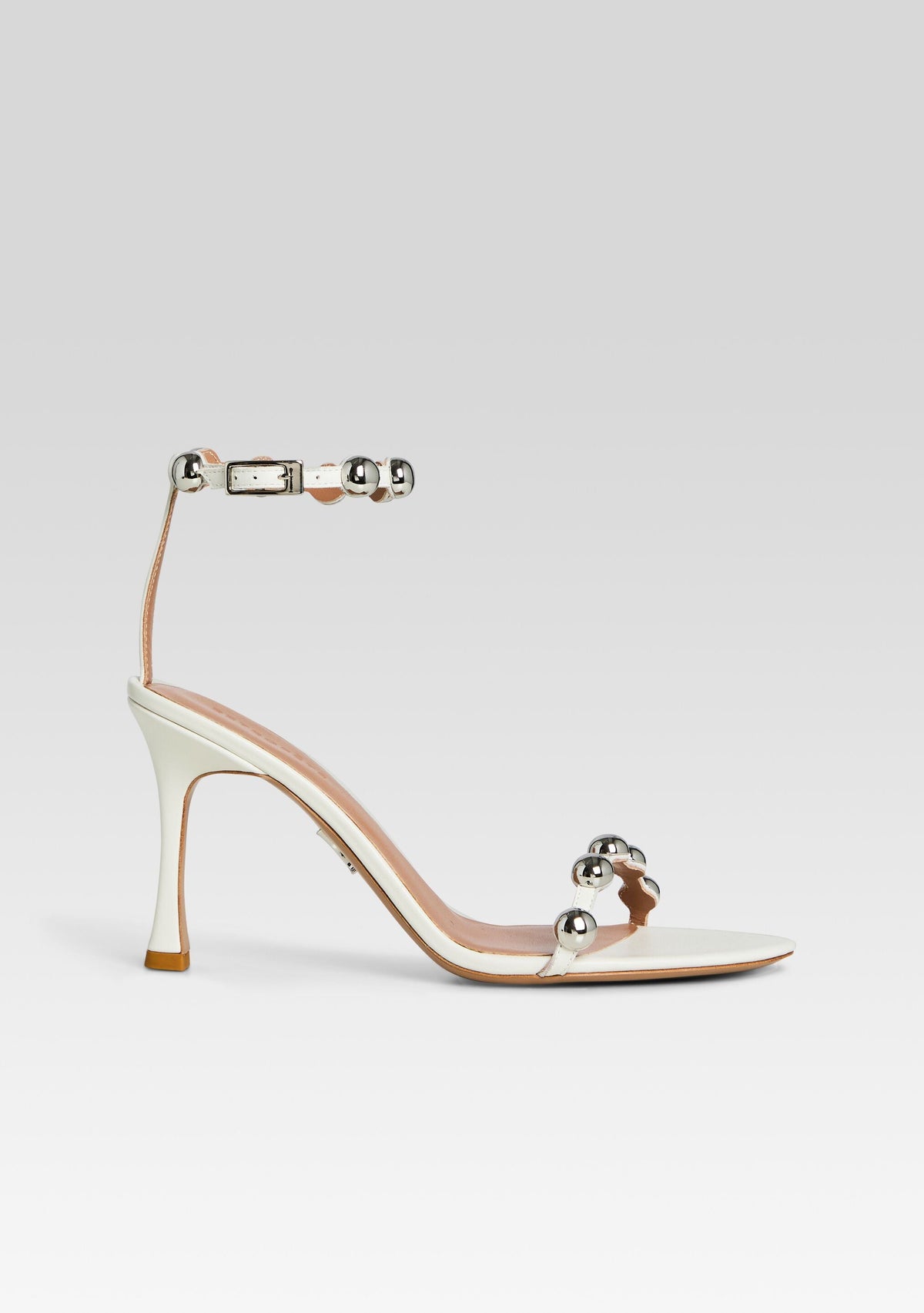 Amata Embellished Heel by retrofête in White/Silver, product image 1