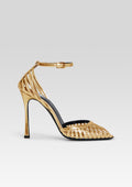 Analu Sandal by retrofête in Gold Mirror, product image 1