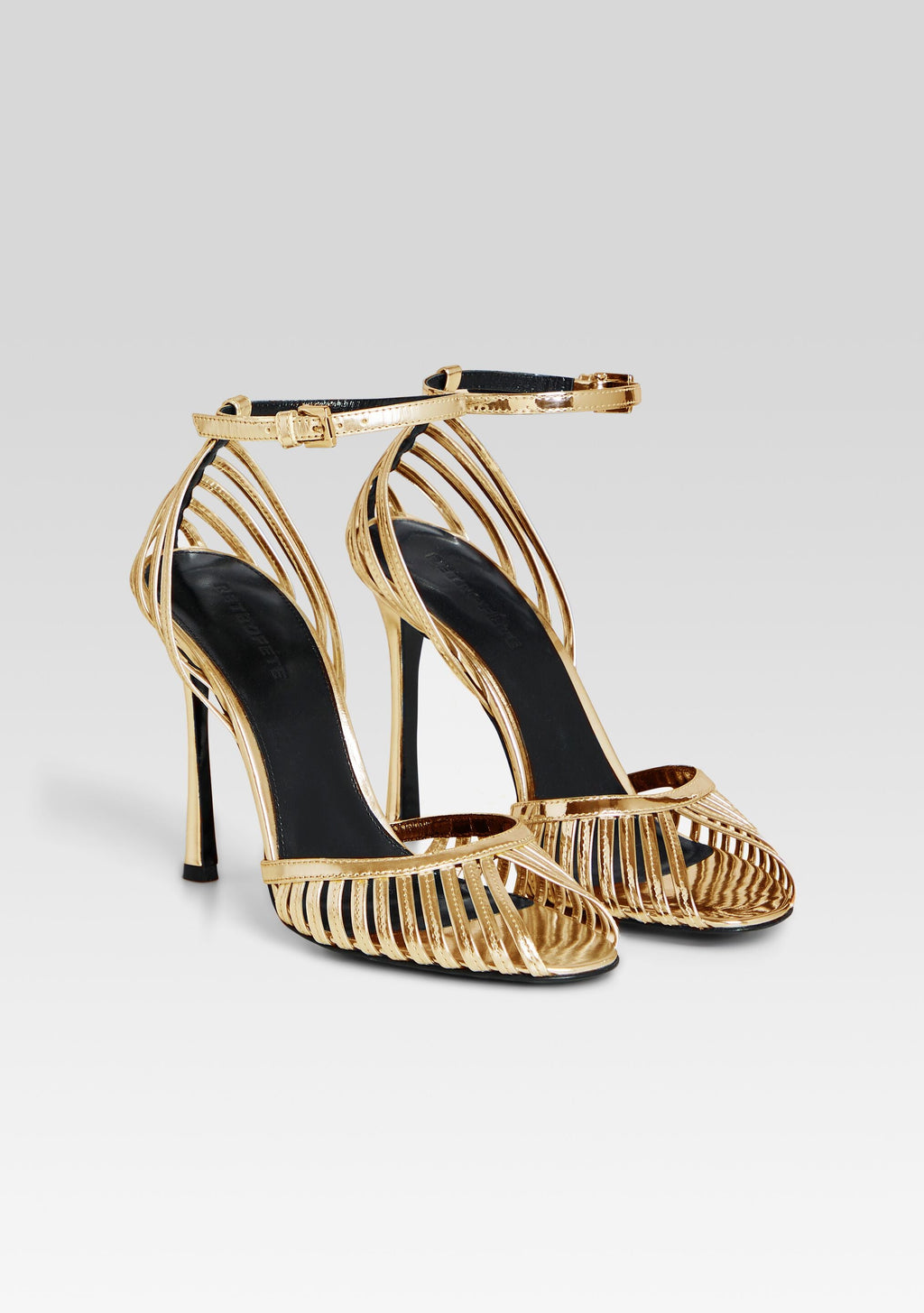 Analu Sandal by retrofête in Gold Mirror, product image 4