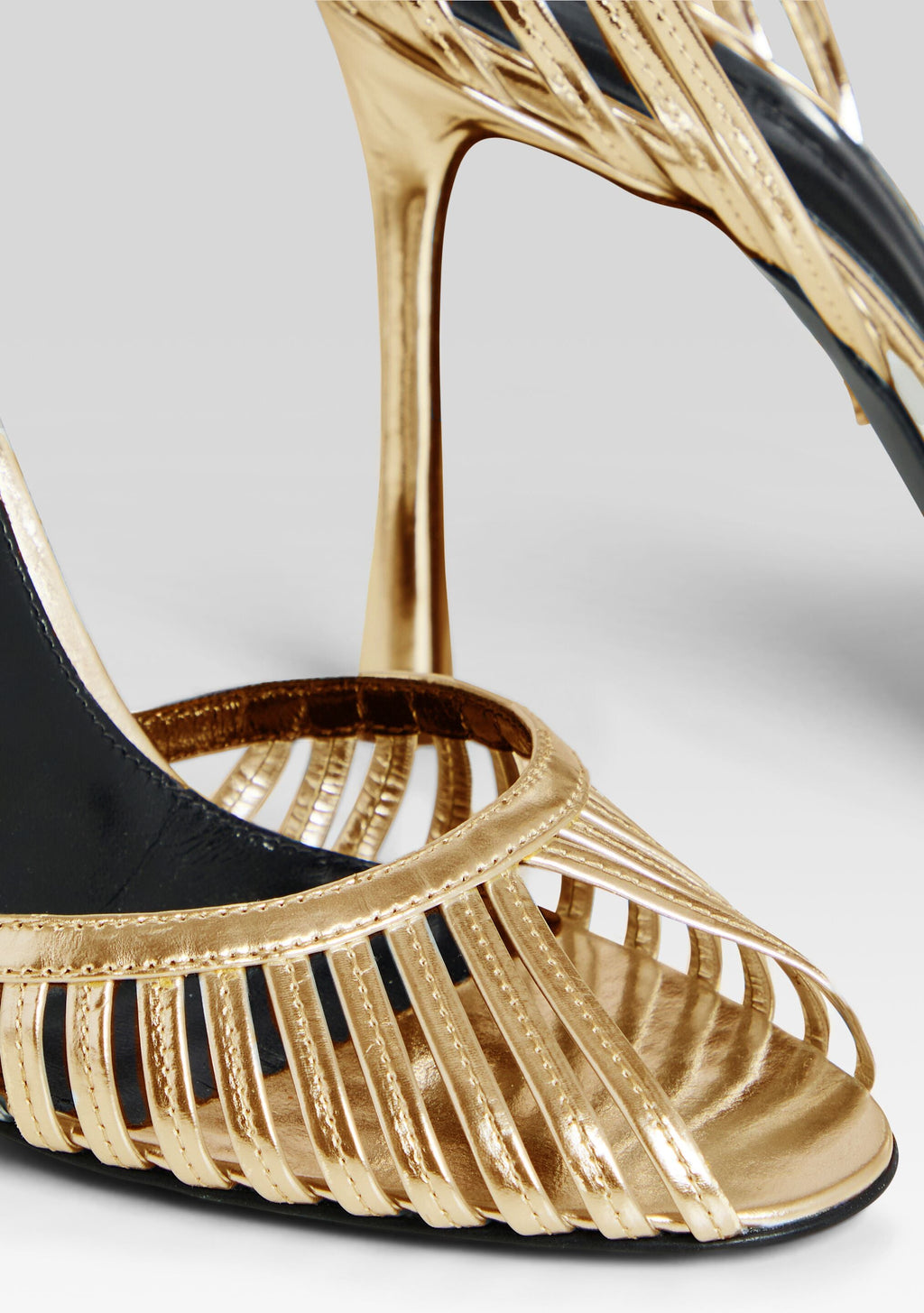 Analu Sandal by retrofête in Gold Mirror, product image 3