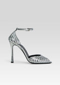 Analu Sandal by retrofête in Silver Mirror, product image 1