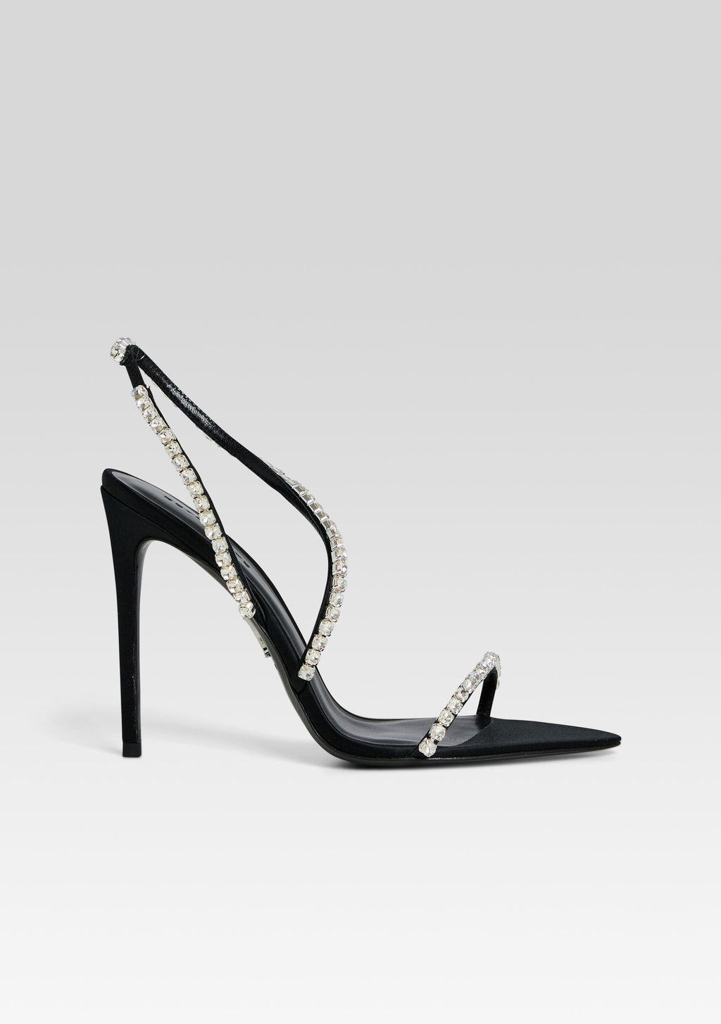 Erminia Embellished Sandal by retrofête in Black/Crystal, product image 1