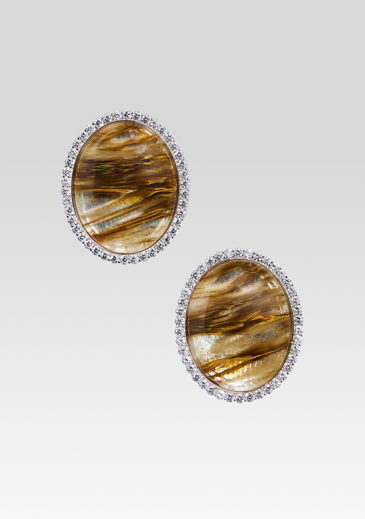 Fillipa Embellished Earrings by retrofête in Stone, product image 1