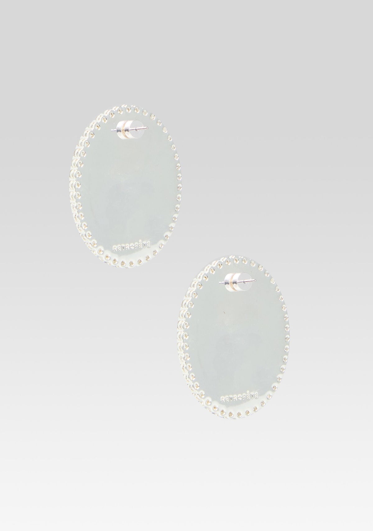 Fillipa Embellished Earrings by retrofête in Turquoise, product image 3