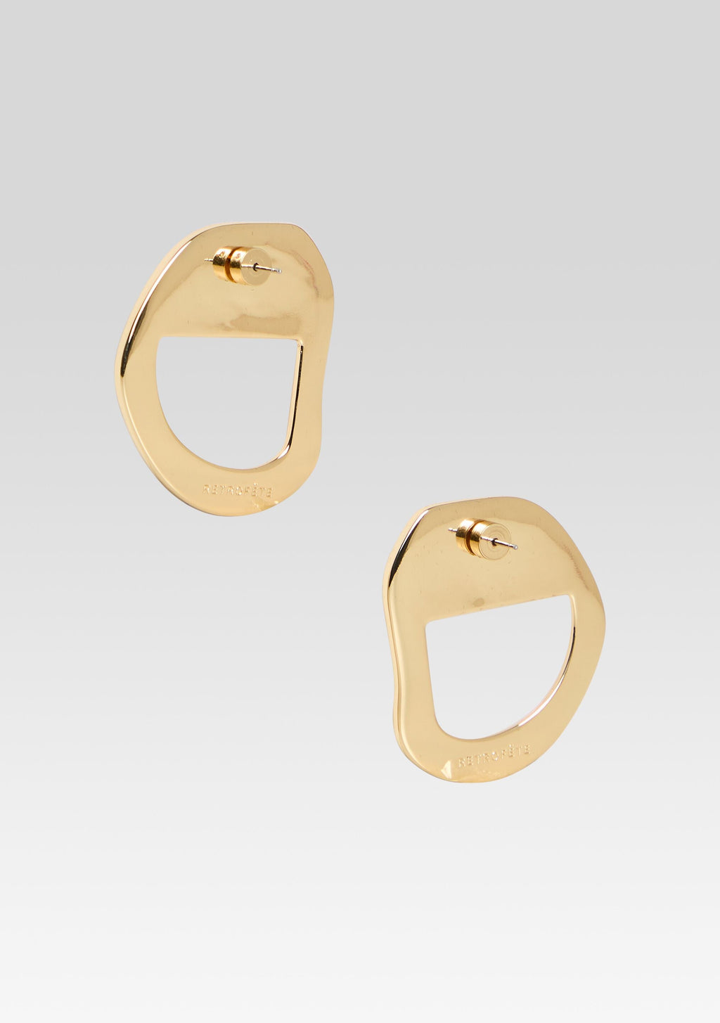 Fiorenza Pearl Earrings by retrofête in Pearl White, product image 3