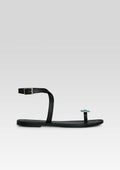Grazia Sandal by retrofête in Black/Turquoise, product image 1