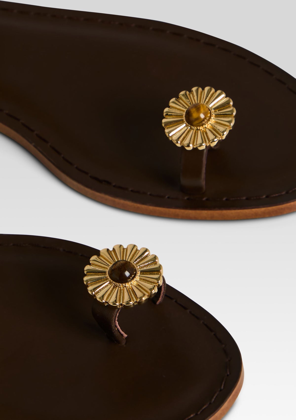 Grazia Sandal by retrofête in Tigers Eye, product image 3