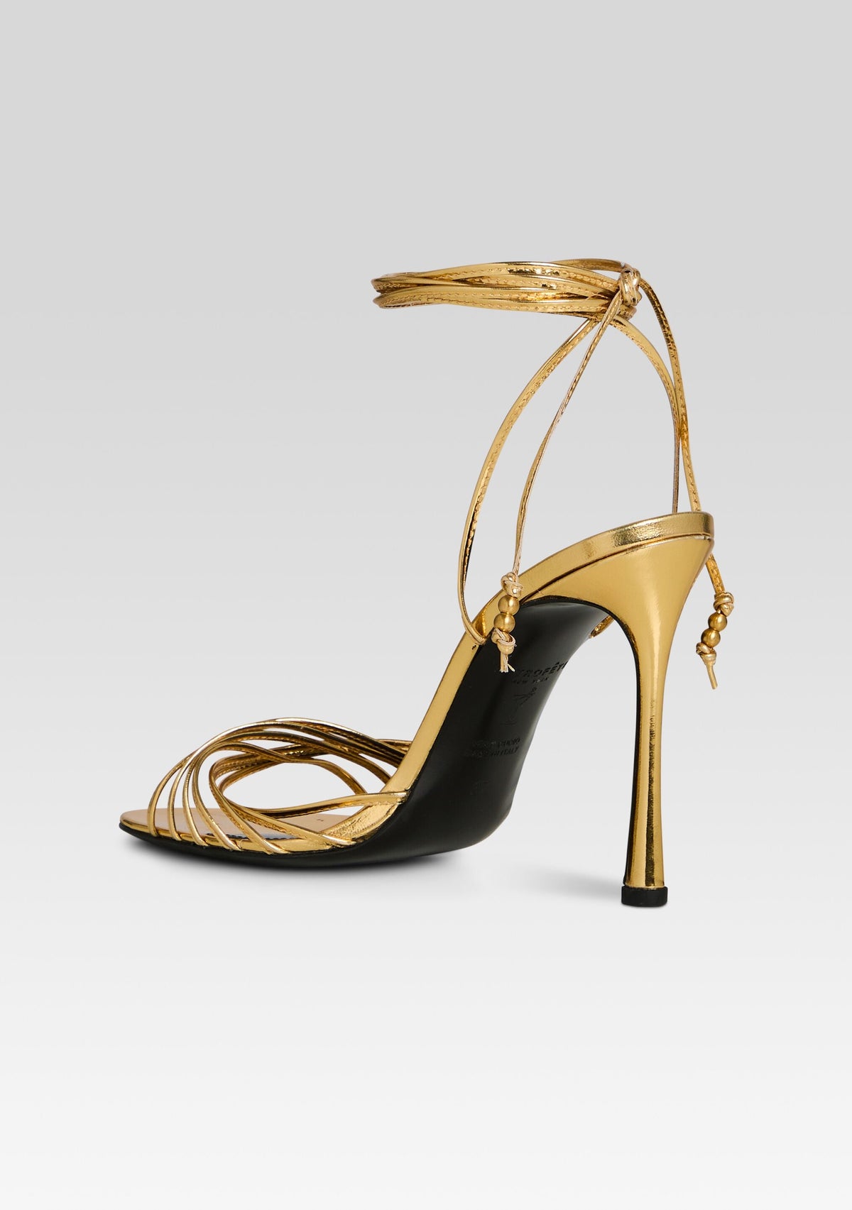 Lucio Sandal by retrofête in Gold Mirror, product image 5