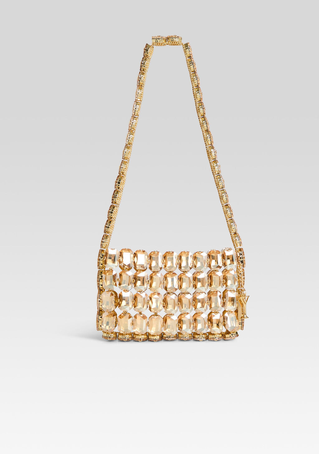 Malka Rhinestone Bag by retrofête in Gold, product image 1