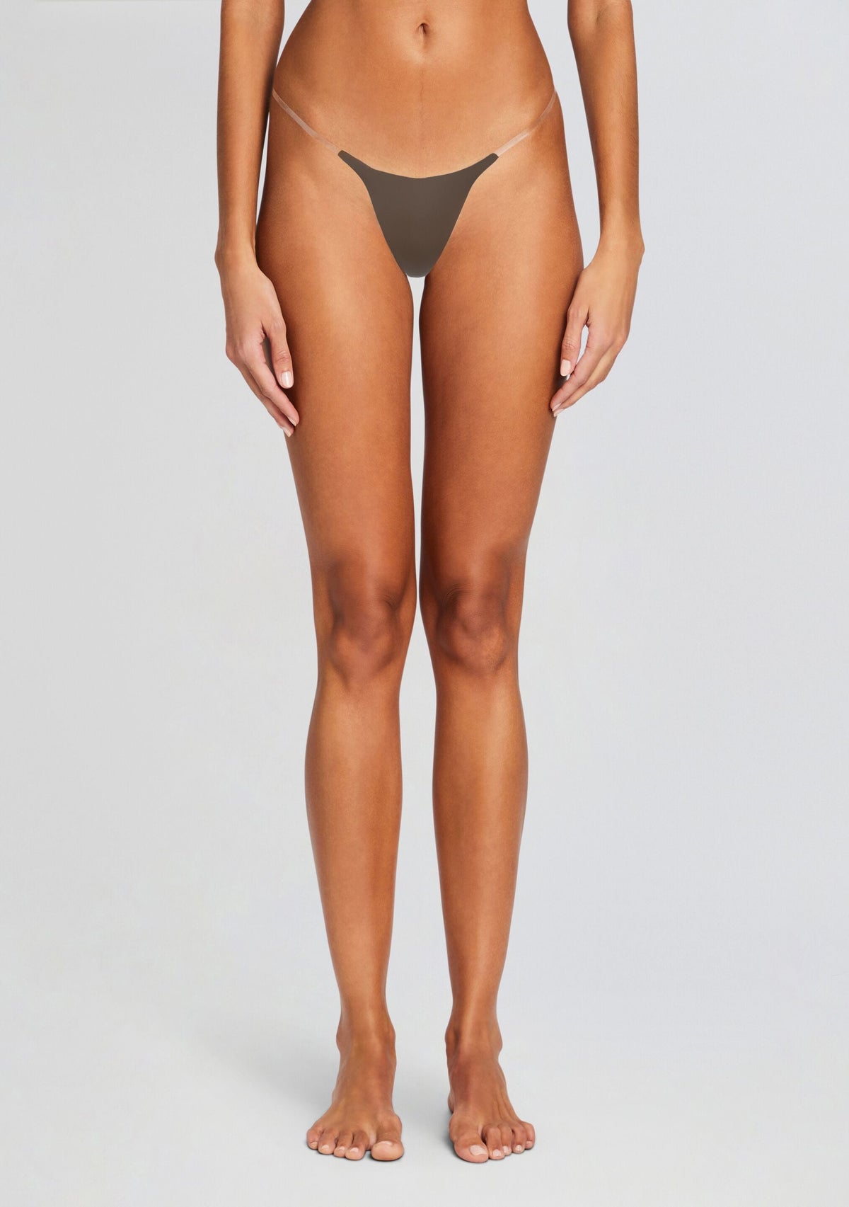 Invisible Strap 3-Pack Panty by Stringys in Rich Espresso Brown, product image 3