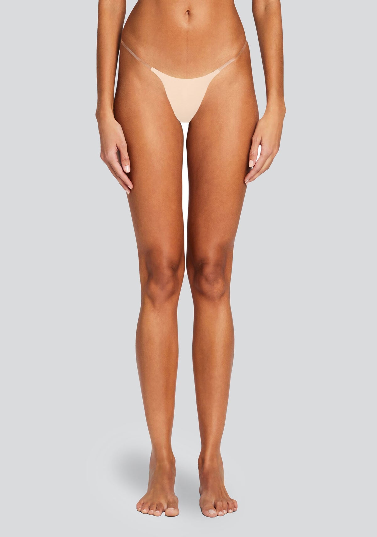 Invisible Strap 3-Pack Panty by Stringys in Buttercream Beige, product image 3