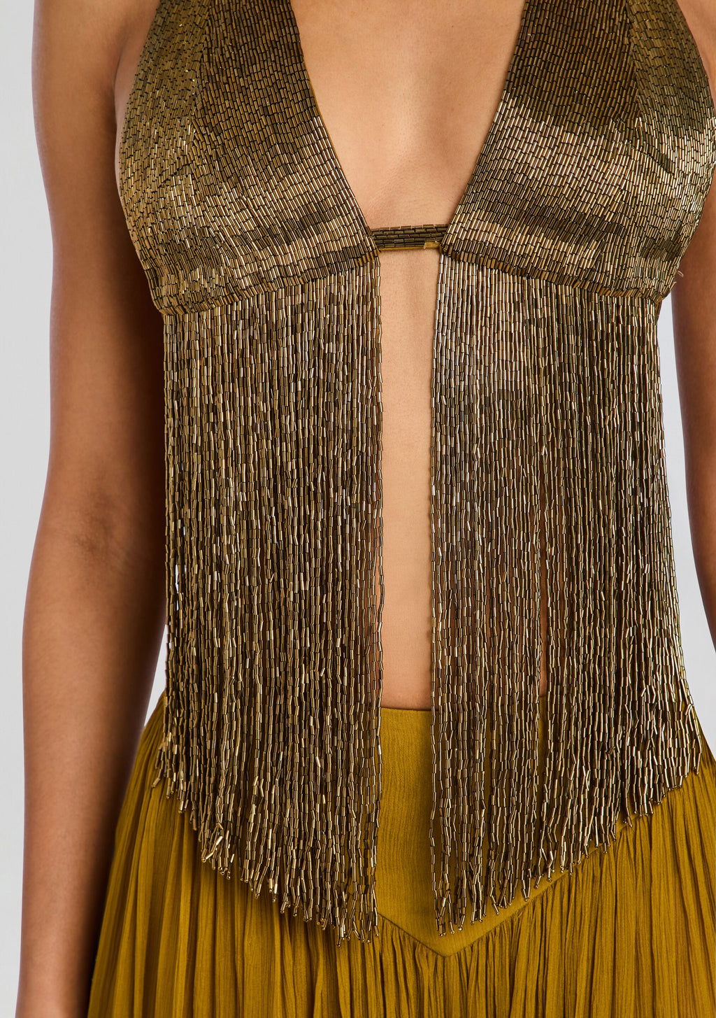 Sereya Embellished Top by retrofête in Ochre, product image 3