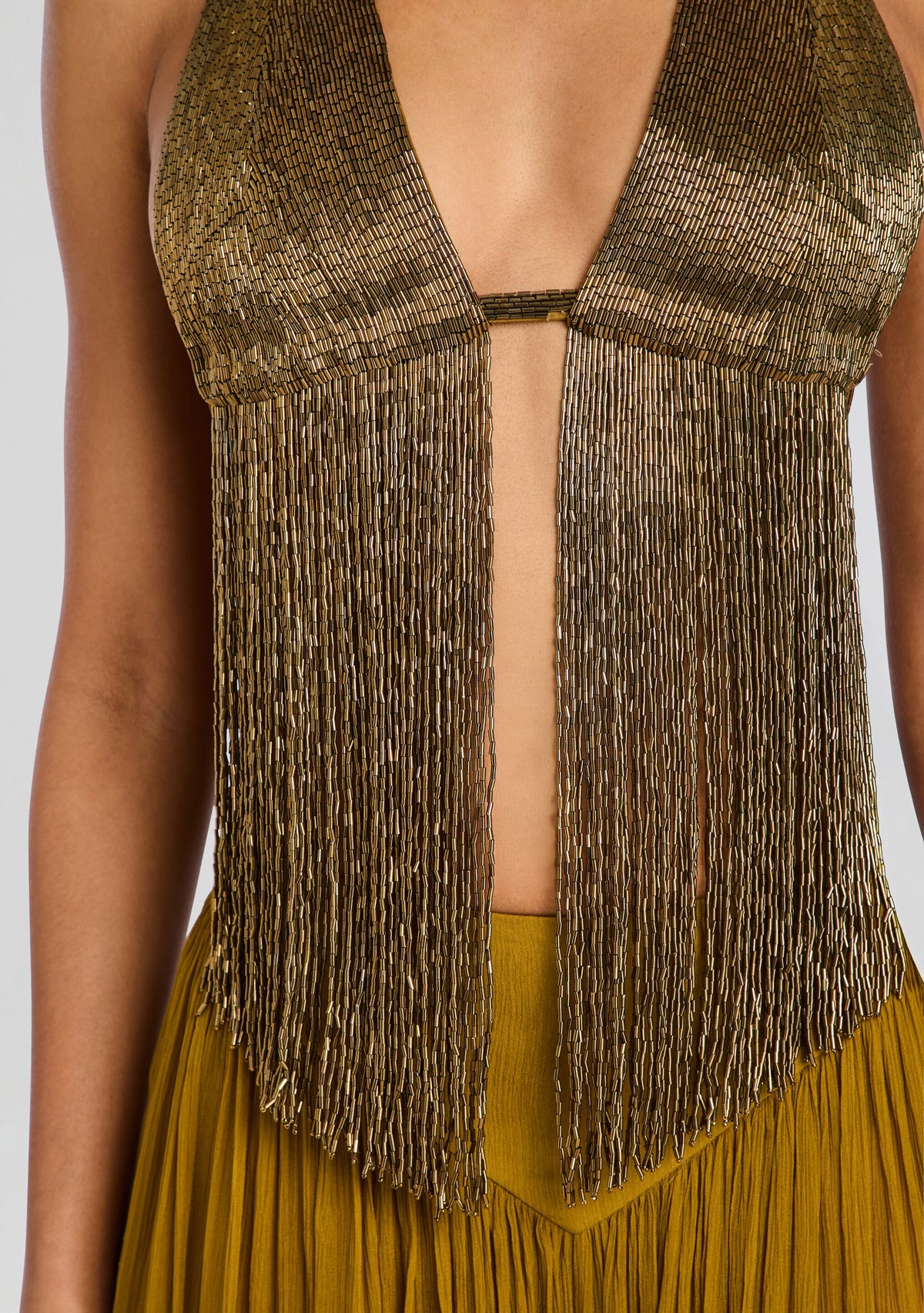 Sereya Embellished Top by retrofête in Ochre, product image 3