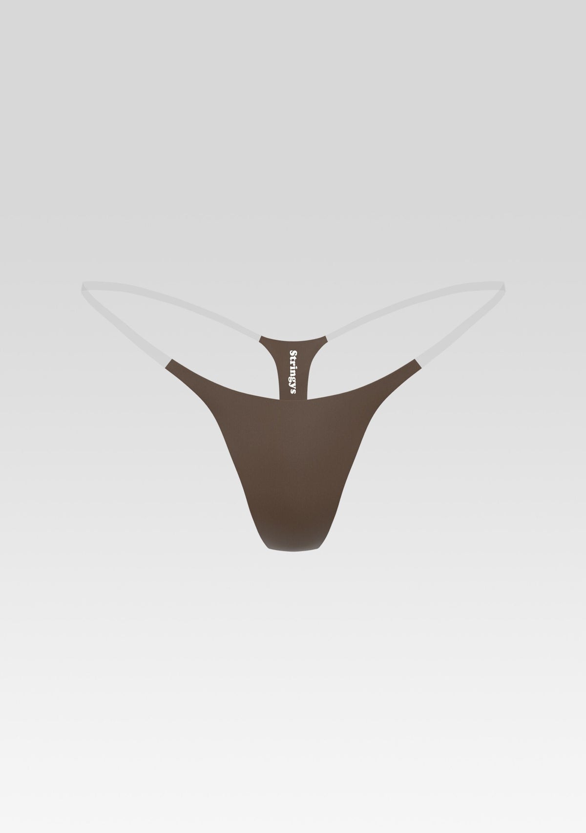 Invisible Strap 3-Pack Panty by Stringys in Rich Espresso Brown, product image 2