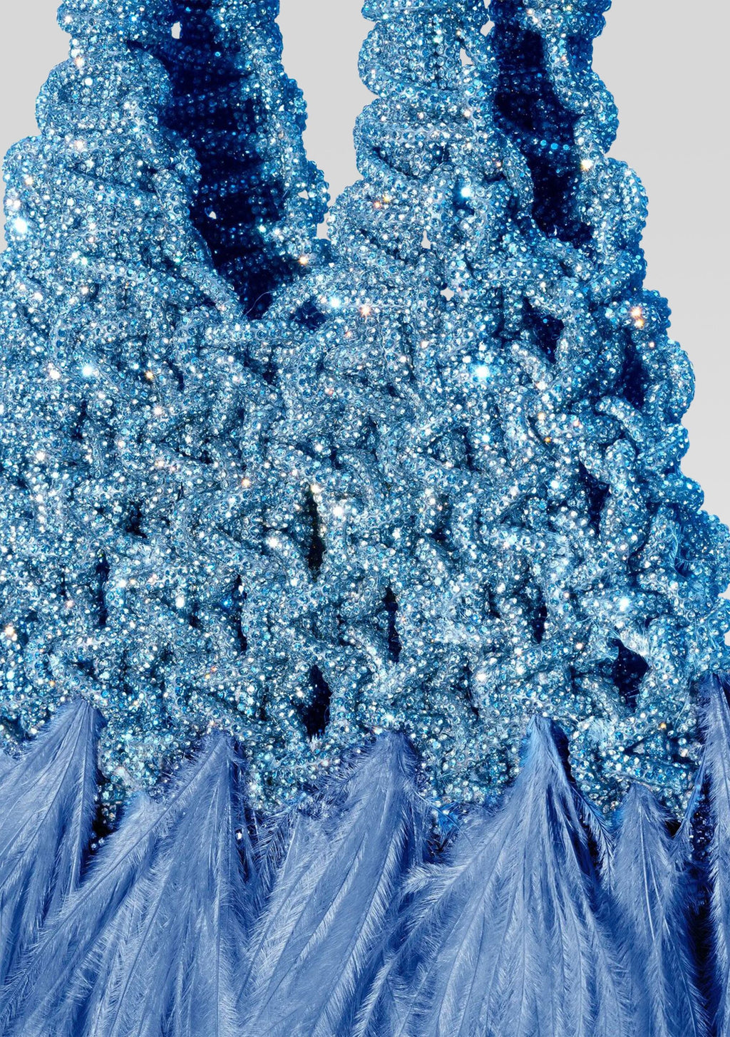 Vannifique Mini Feathers Bag by Hibourama in Jeans, product image 2