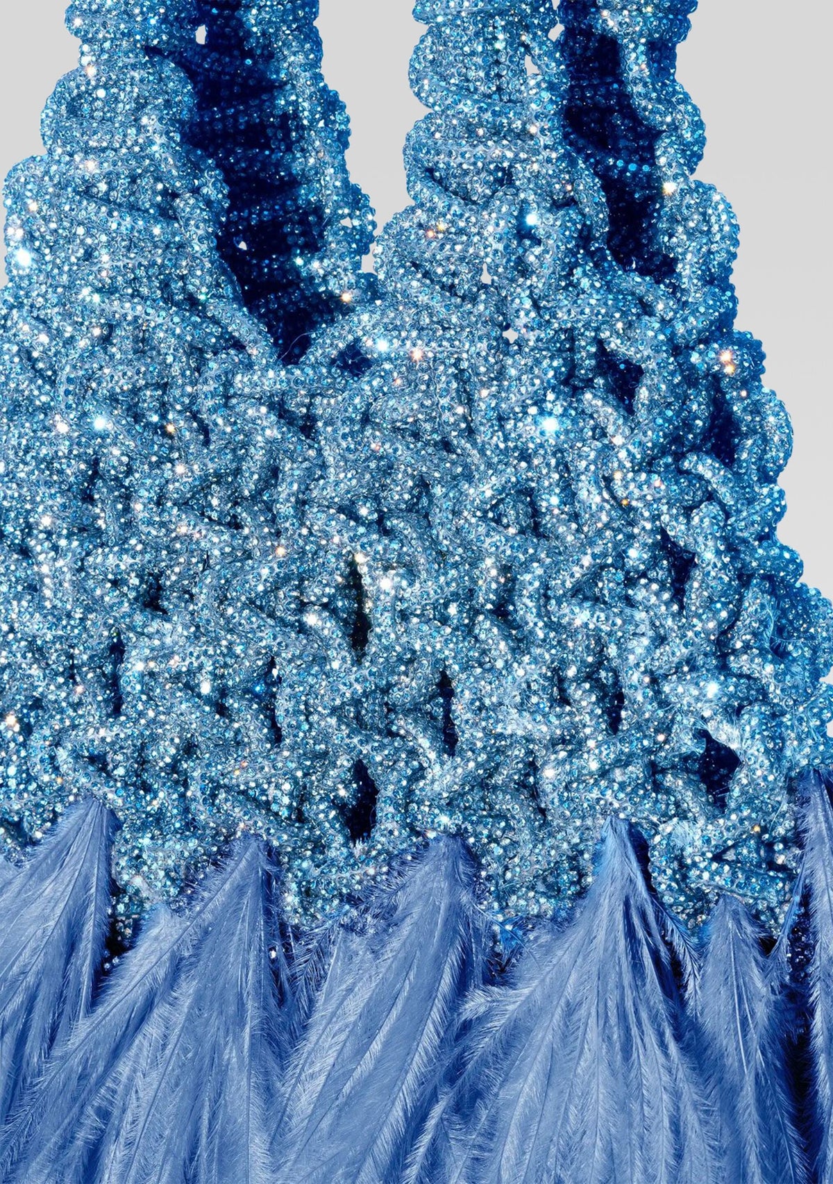 Vannifique Mini Feathers Bag by Hibourama in Jeans, product image 2