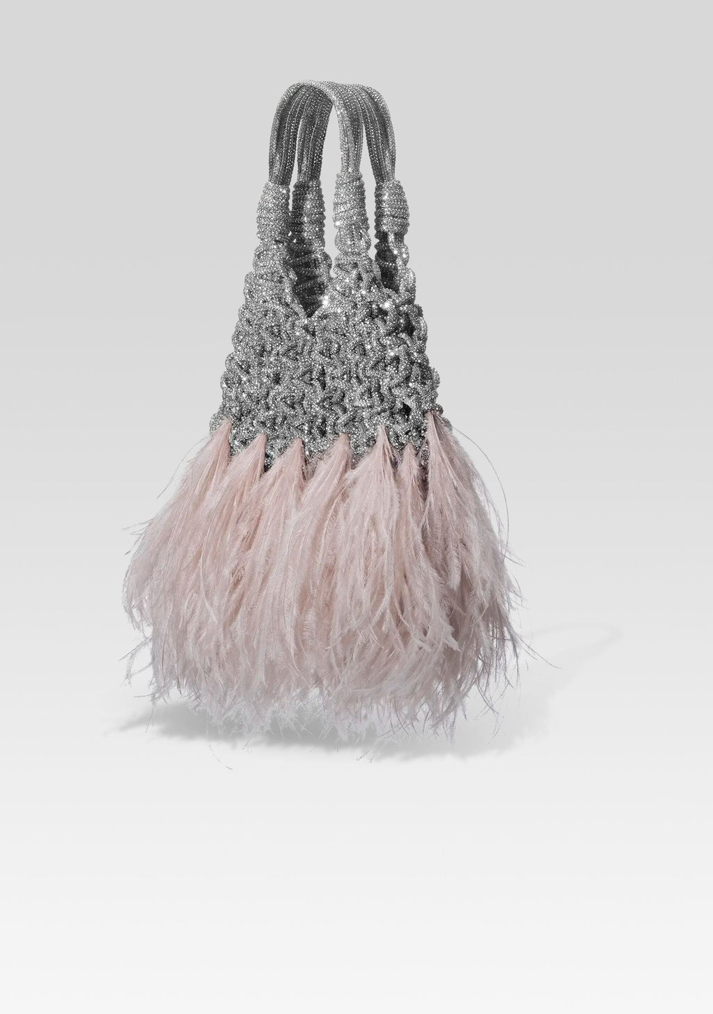 Vannifique Mini Feathers Bag by Hibourama in Crystal, product image 3