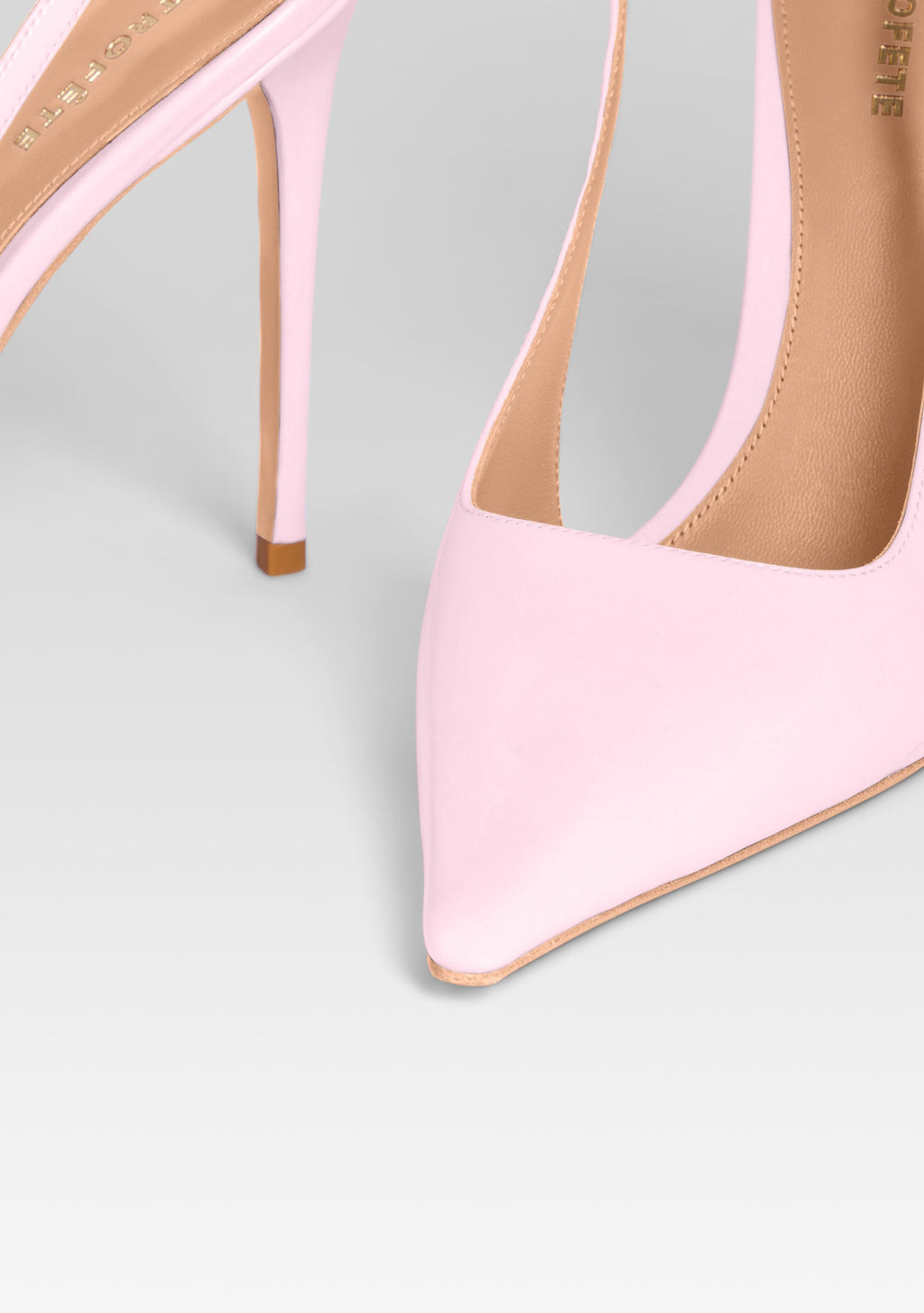 Cindy Slingback Heel by retrofête in Pink, product image 3