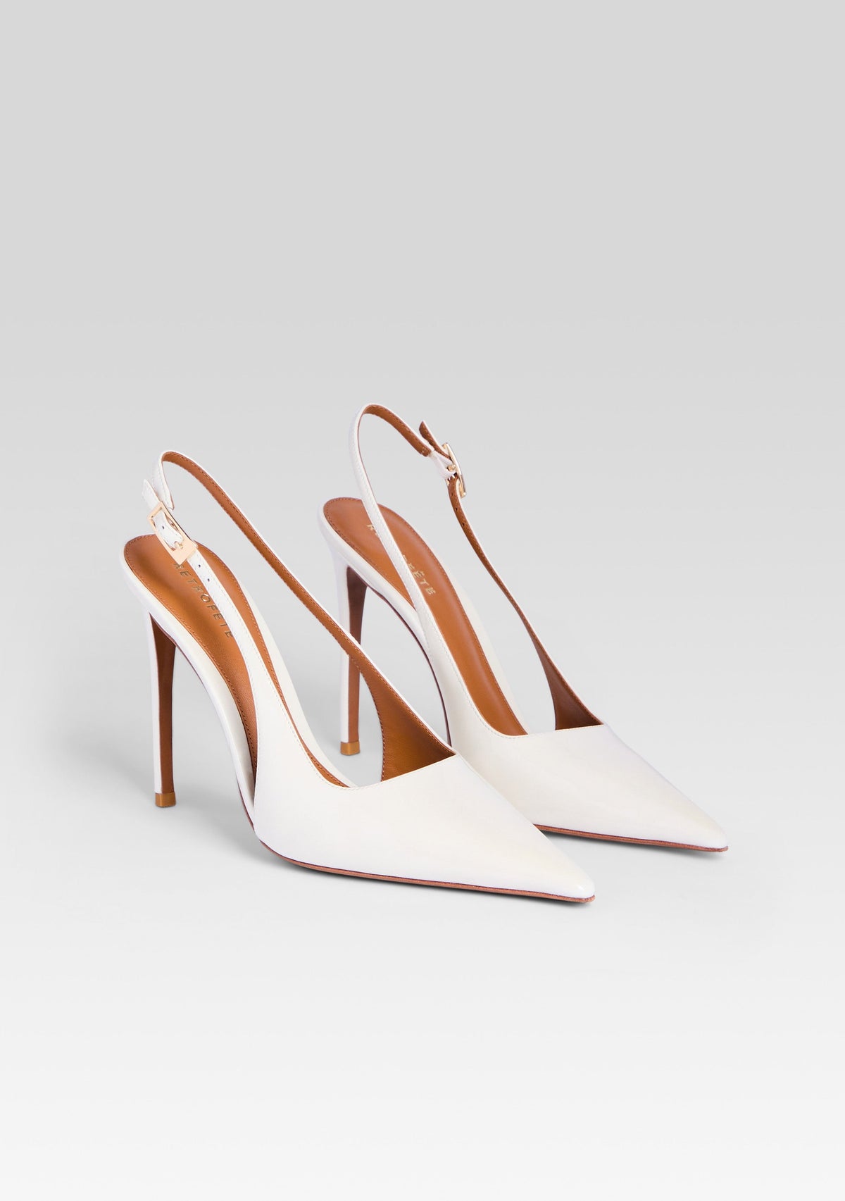 Cindy Slingback Heel by retrofête in Cream, product image 4