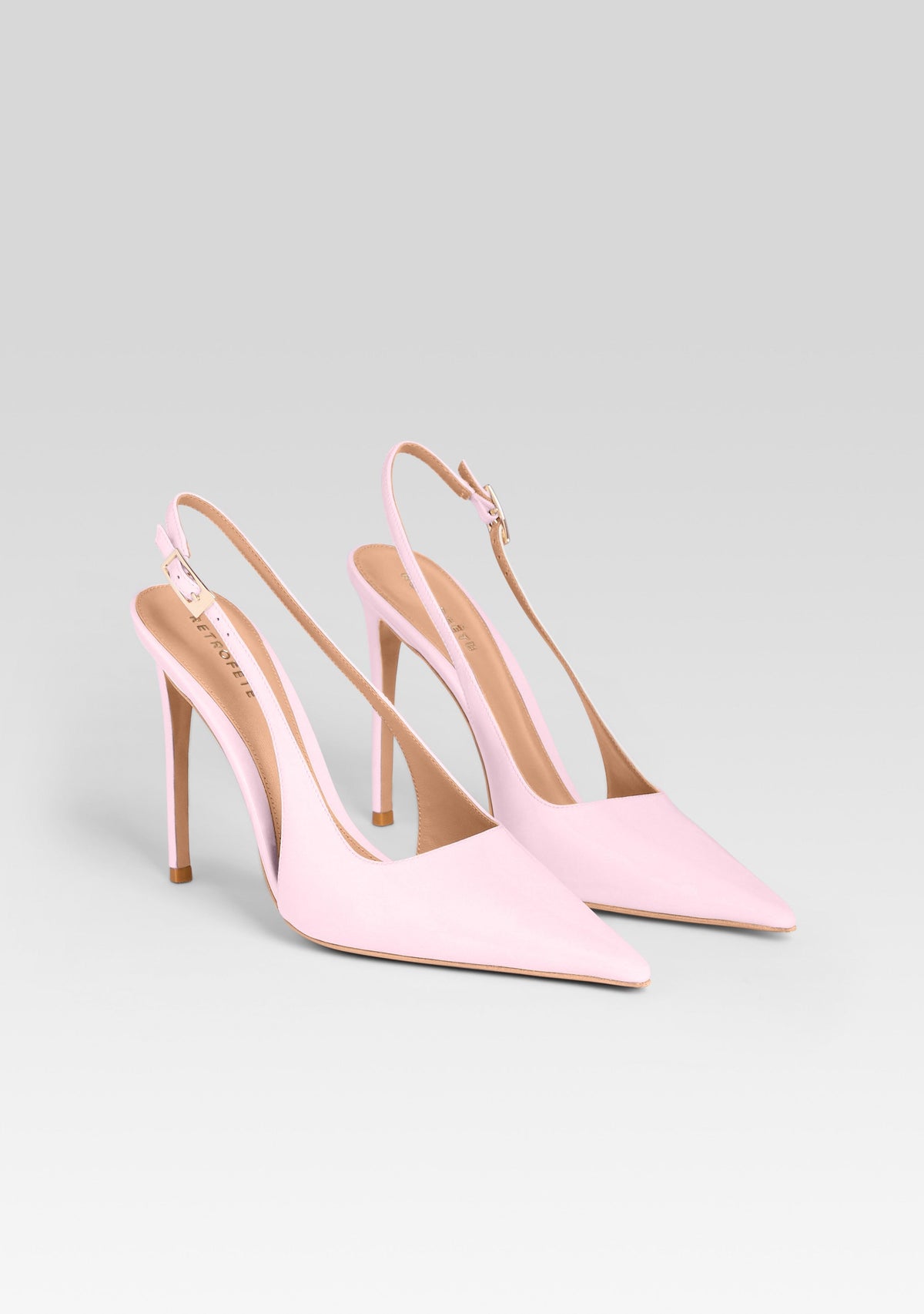 Cindy Slingback Heel by retrofête in Pink, product image 4