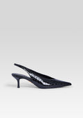 Isobel Slingback by retrofête in Black Croco, product image 1
