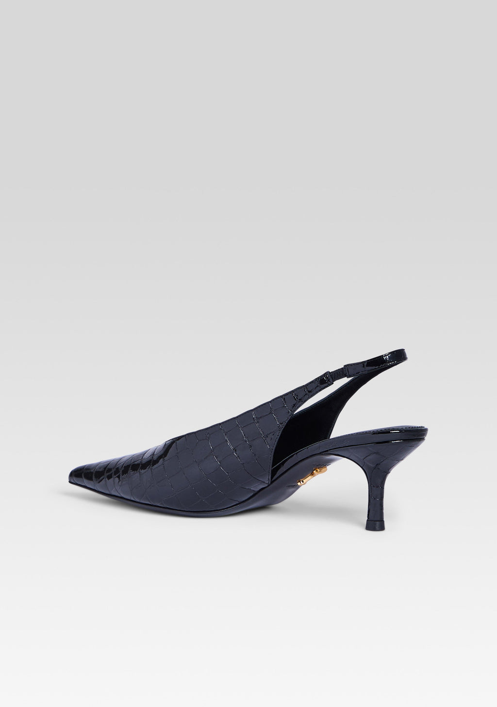 Isobel Slingback by retrofête in Black Croco, product image 5