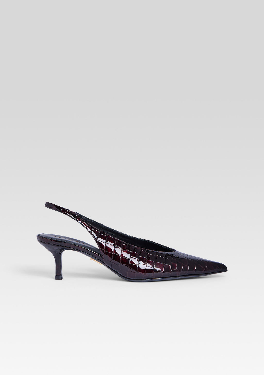 Isobel Slingback by retrofête in Burgundy Croco, product image 1