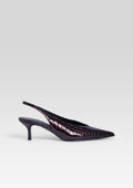 Isobel Slingback by retrofête in Burgundy Croco, product image 1