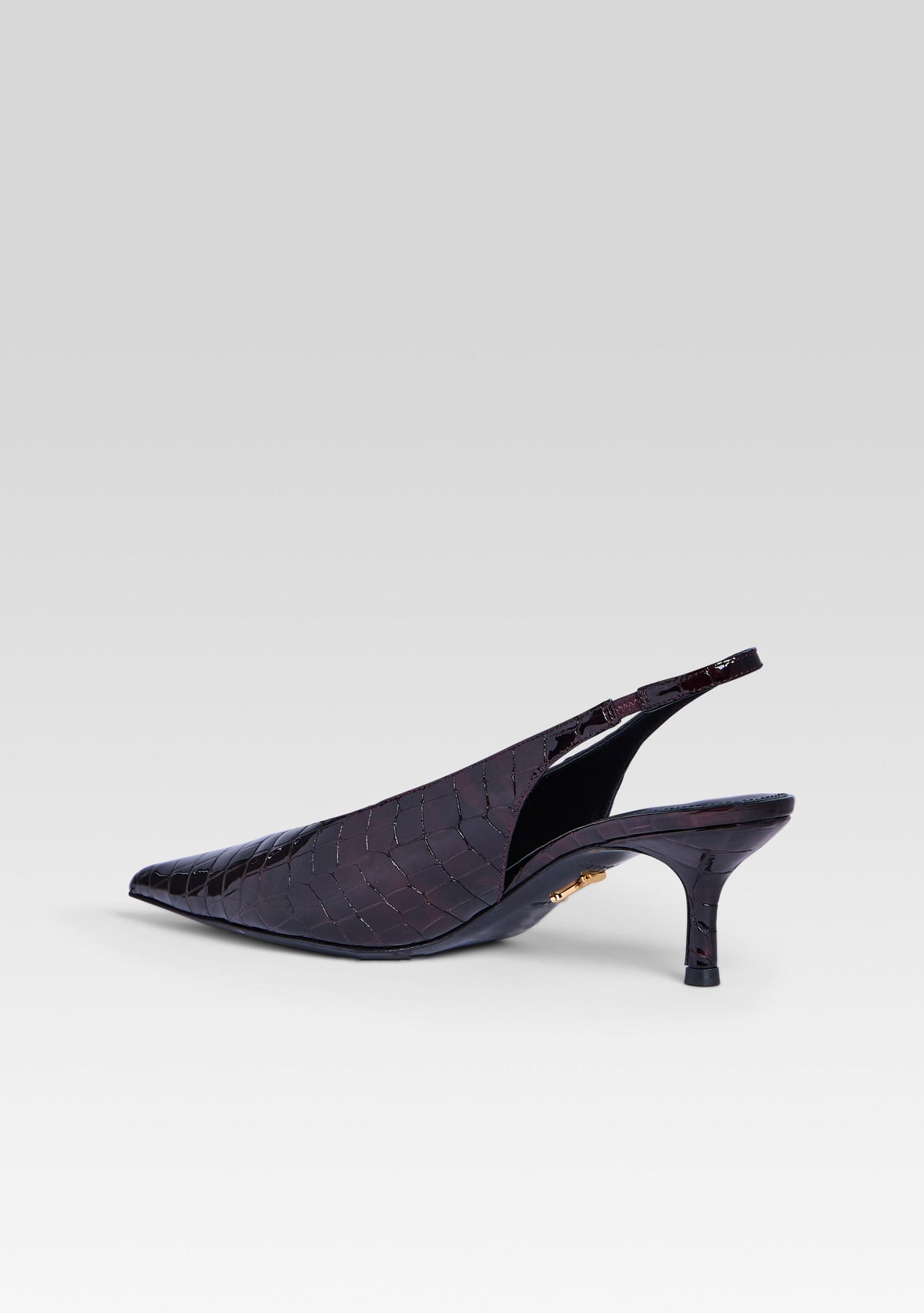 Isobel Slingback by retrofête in Burgundy Croco, product image 5