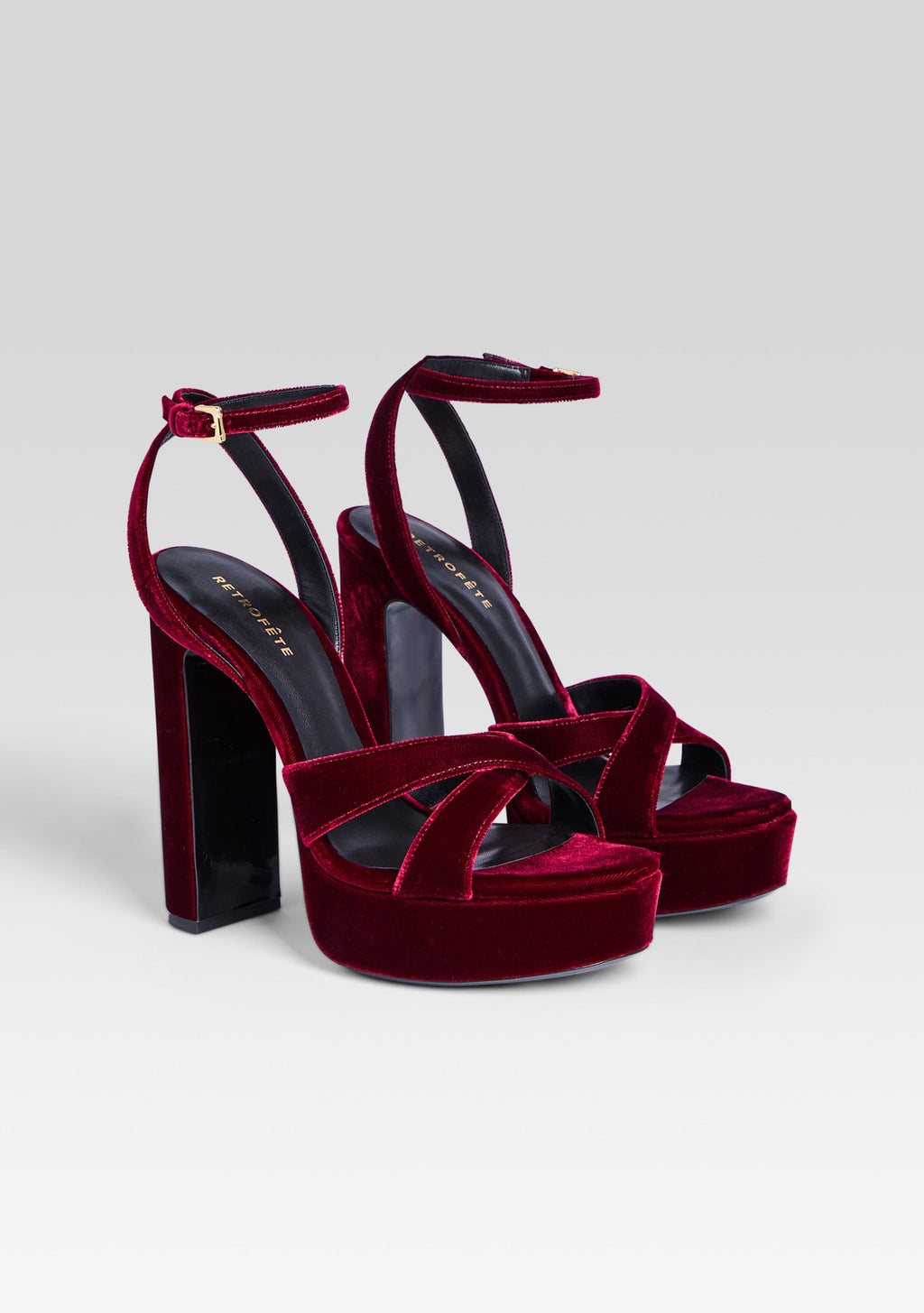 Melodia Platform Sandal by retrofête in Pinot, product image 3