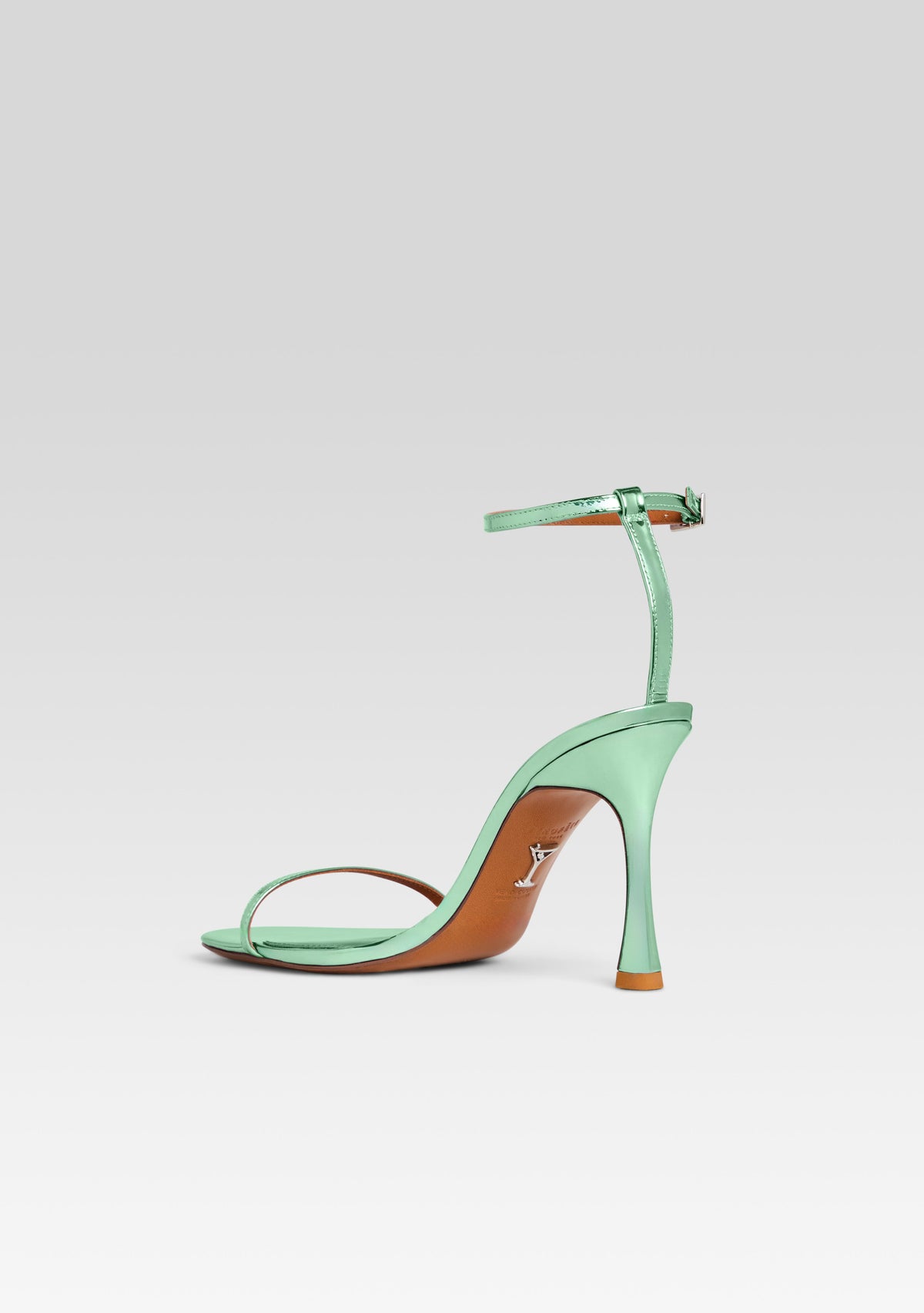 Fowla Sandal by retrofête in Metallic Mint, product image 5
