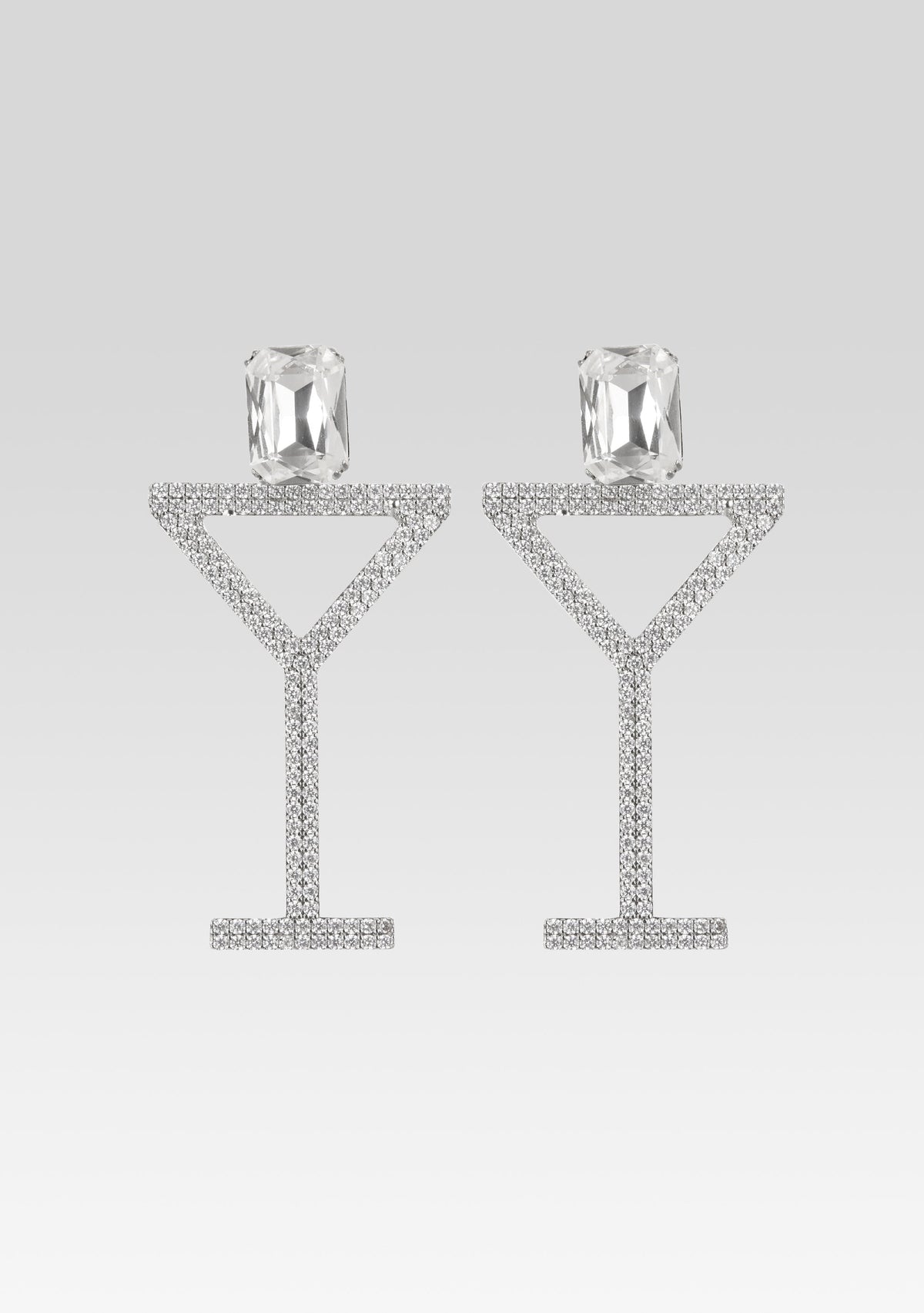 Gin Earrings by retrofête in Silver, product image 1